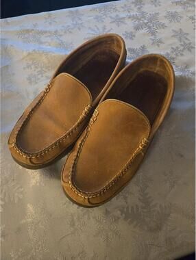 L.L. Bean Men's Suede Leather Loafers Size 8.5M